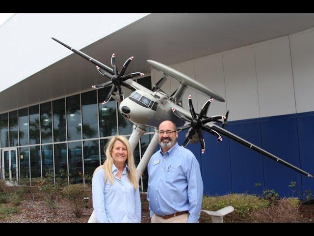 Commissioner Krista Joseph visits Northrop Grumman.