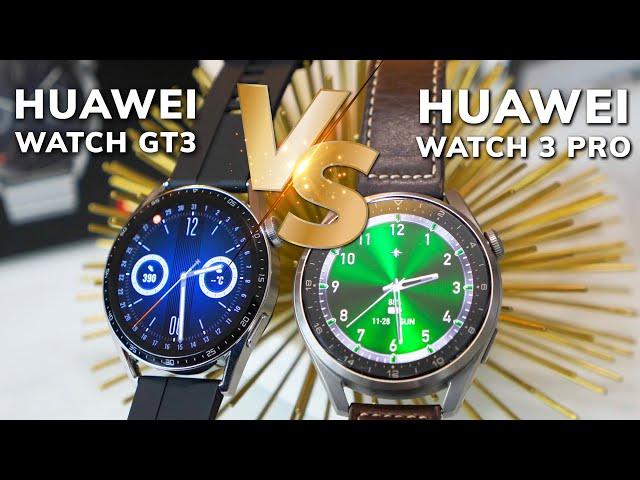 HUAWEI WATCH GT3 vs HUAWEI WATCH 3 PRO - The BEST SMARTWATCH 2021?!