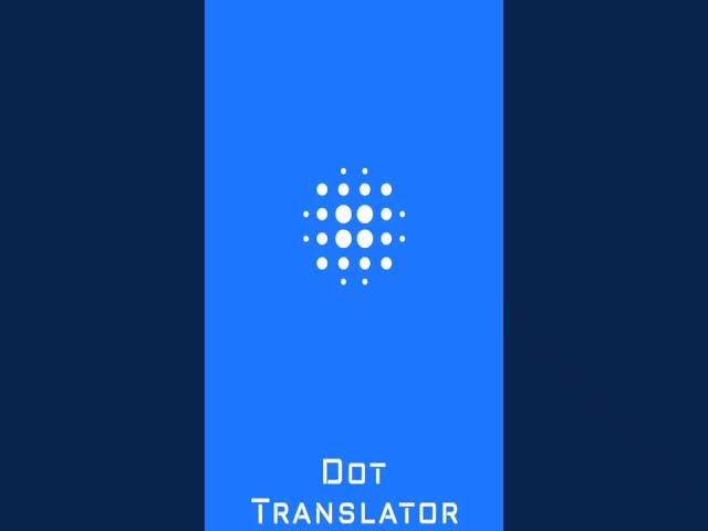 #shorts #technology | Dot Translator - tamil voice message to English text Converter application