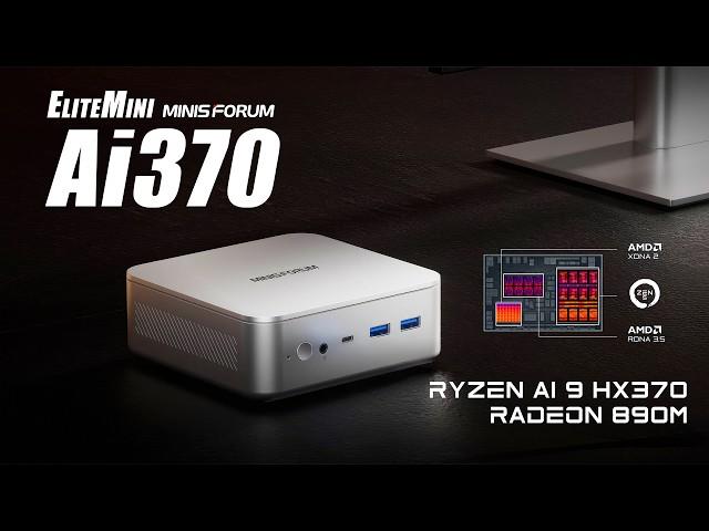 EliteMini Ai370 First Look, The Most Powerful AMD iGPU In A Mini PC!