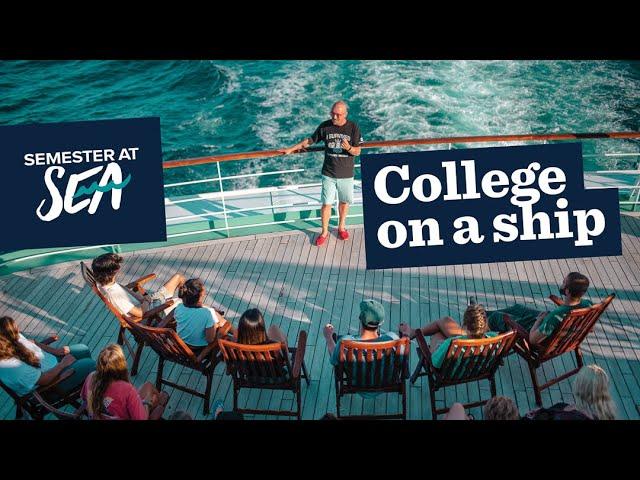 College on a ship with Semester at Sea!