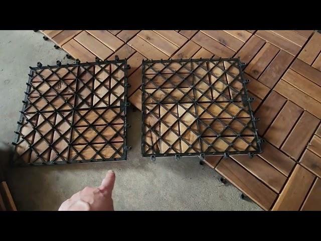 Comparison on Outdoor Decking Tiles | Interlocking Wood Deck Tiles | Acacia Wood Tiles