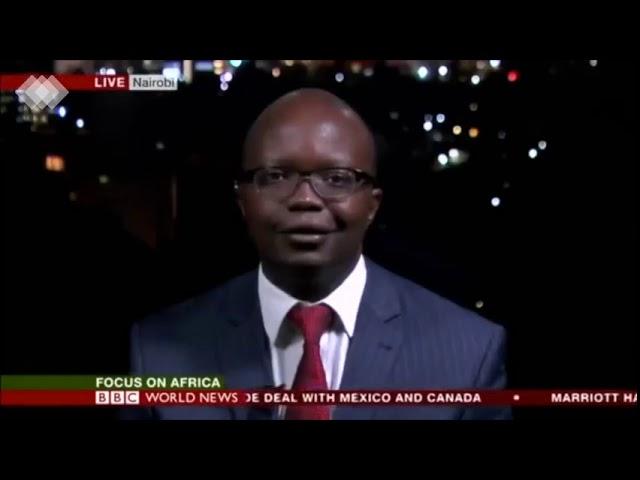 Waihiga Mwaura hosts BBC World News Focus on Africa 30th Nov 2018