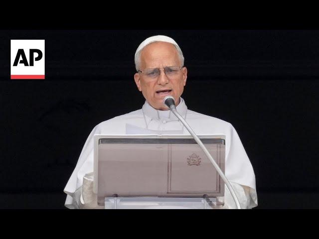 Pope Leo XIV calls for international diplomacy to 'silence the weapons'