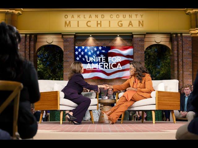 Watch Oprah Winfrey and Kamala Harris Unite For America