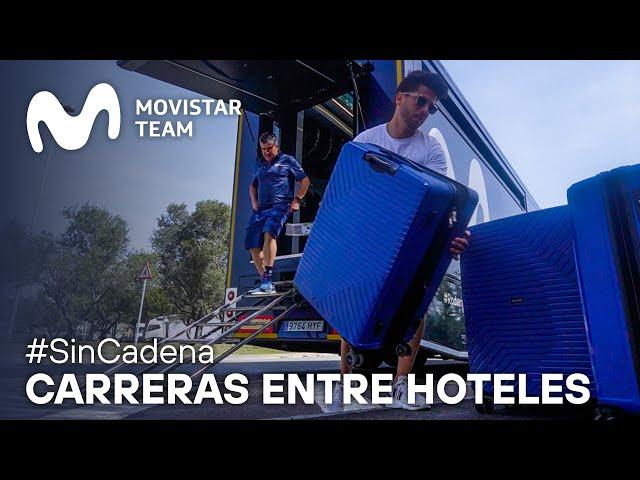 #SinCadena: ¿Cómo nos movemos entre hoteles durante las carreras? | Movistar Team 2024