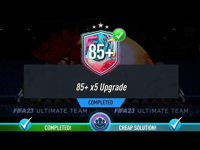 New 85+ x5 Upgrade SBC Pack Opened! - Cheap Solution & Tips - Fifa 23