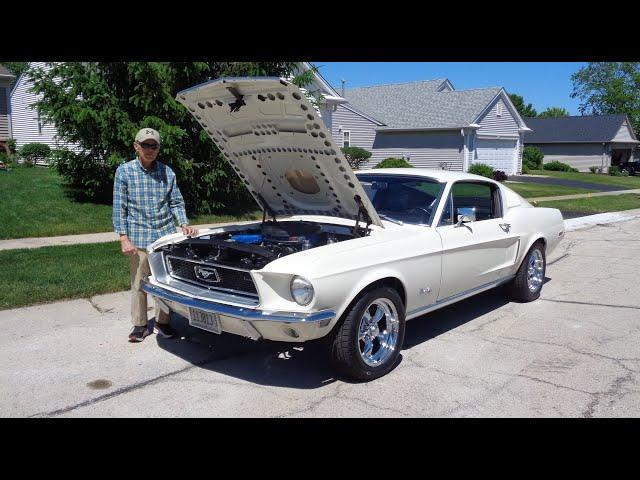 Factory 428 Cobra Jet Test Car # 32 of 50 1968 Ford Mustang & Ride - My Car Story with Lou Costabile