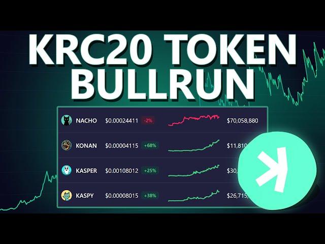 KRC-20 Tokens Are Having Thier Own Bullrun