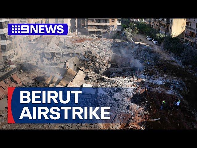 Violence in Middle East escalating after Hezbollah's leader was killed | 9 News Australia