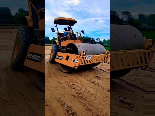 Escorts EC5250 road Roller #sujal #sujal13 #jcbvideo #jcb #sujalahamed