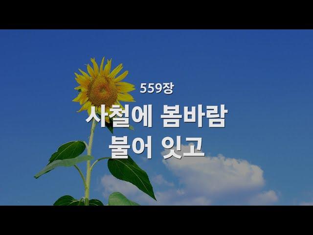 [새찬송가] 559장 사철에 봄바람 불어잇고
