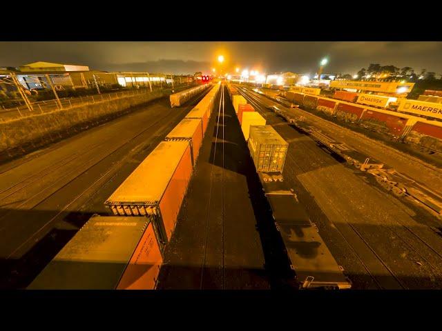  24 hours at KiwiRail's Westfield freight terminal, Otāhuhu Auckland