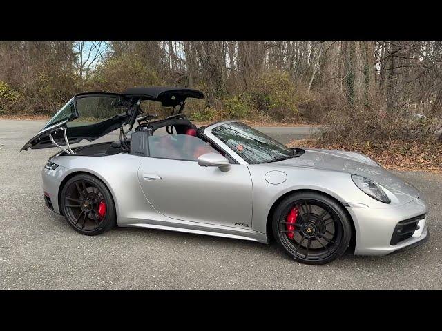 Targa roof open/close. 2024 Porsche 911 Targa 4GTS. #mistertarga