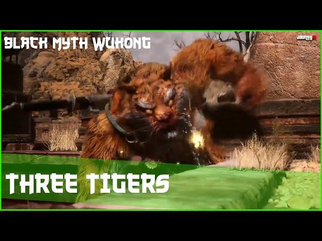 Three Tigers Challenge "Tiger Vanguard", Mad Tiger, and Tiger Vanguard - Black Myth Wukong