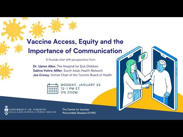 Vaccine Access, Equity and the Importance of Communication - hosted by the CVPD