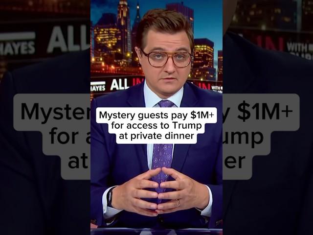 Mystery guests pay $1M+ for access to Trump at private dinner