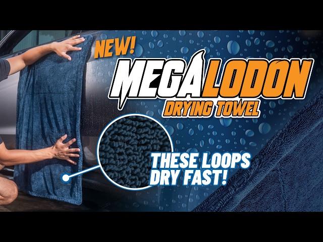 Meet MEGALODON: The Ultimate Twisted Loop Car Drying Towel for a Flawless Finish!