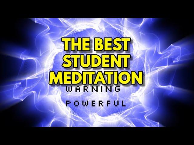 LISTEN TO THIS ONE HOUR BEFORE YOUR EXAM - the best student meditation