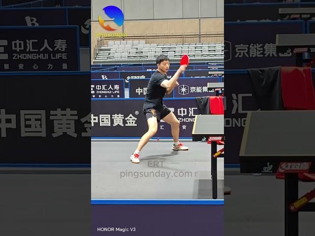 Ma Long backhand technique is good