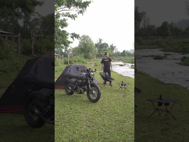 MotoCamping with the Ducati Scrambler Nightshift