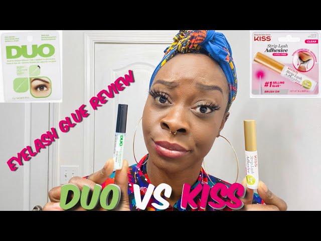 EYELASH GLUE | DUO BRUSH-ON LASH ADHESIVE VS KISS STRIP LASH ADHESIVE REVIEW 2022 | SOSO MODELS