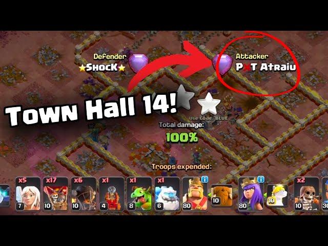 Town Hall 14 TRIPLES MAX SUPERCHARGED Town Hall 16 with FIREBALL LALO! | Best Attack Clash of Clans