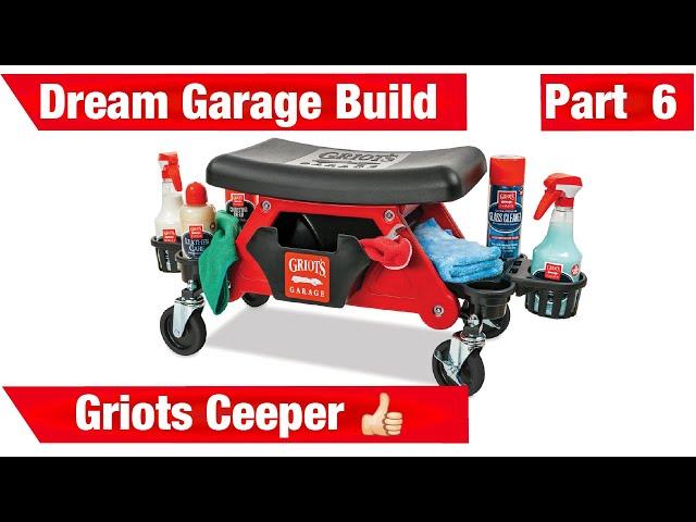 Unboxing Griots Garage COMPACT SIT-ON CREEPER. MY $40,000 DREAM GARAGE Pt. 6