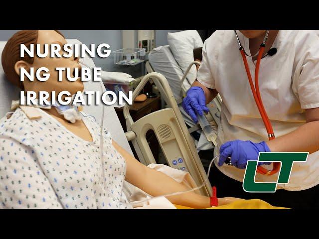 Nursing: NG Tube Irrigation Demonstration