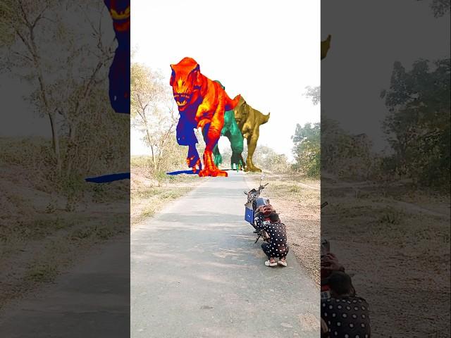 Big dinosour Chase T-Rex chasing part -1506 #shorts #dinosaur #youtube #dinosaurs #youtubeshorts