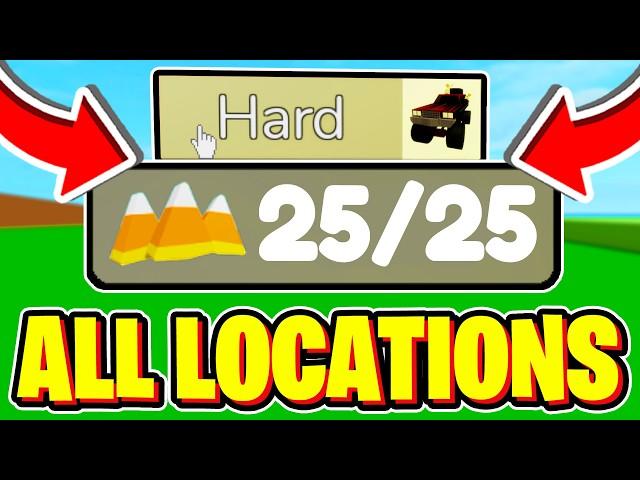 [HARD MODE] ALL *25* CANDY CORN LOCATIONS In Brookhaven! HALLOWEEN EVENT 2024! Roblox