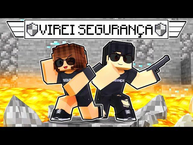 VIREI uma SEGURANÇA PARTICULAR por 24 HORAS no Minecraft ◂Miika▸