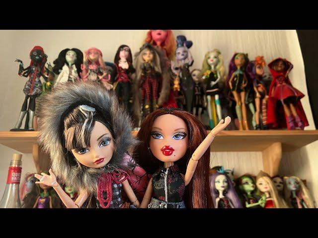 TOURING MY GF’S MONSTER HIGH AND EAH DOLL COLLECTION! | Lizzie is bored vlog (England edition)