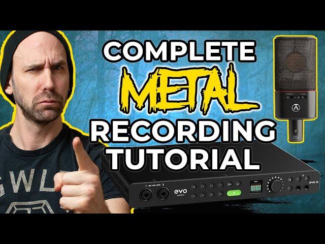 RECORDING a full METAL SONG from start to finish! (and all the Gear you need)