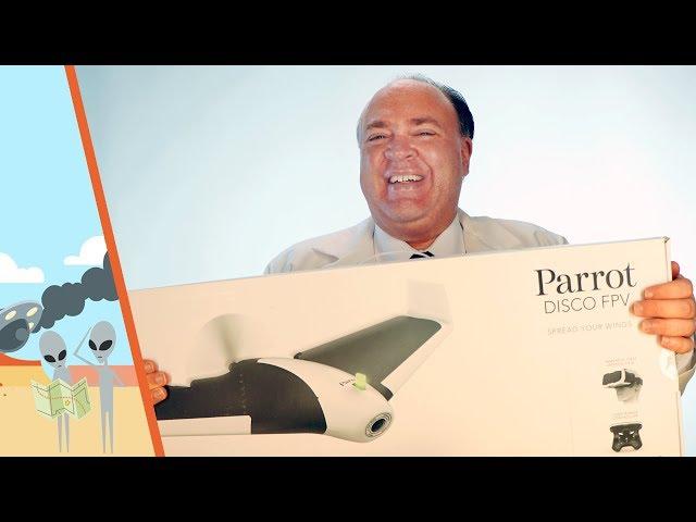 Parrot Disco FPV Drone Unboxing and Setup