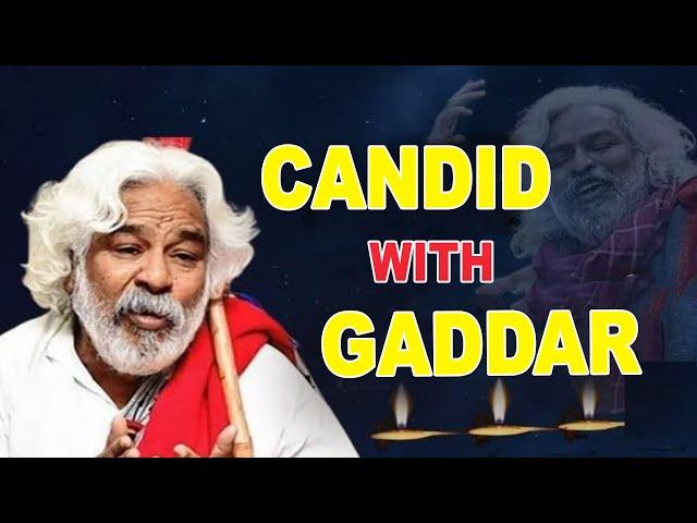 Folk Singer Gaddar Exclusive Last Interview #folk  #singer #gaddar #lastinterview