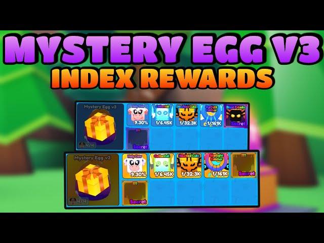 Index Rewards For Mystery Egg v3! - Mining Simulator 2