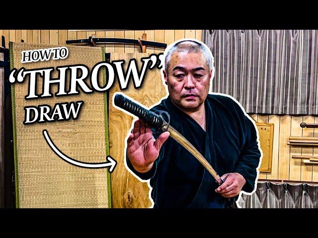 How to "Throw" Draw the Katana