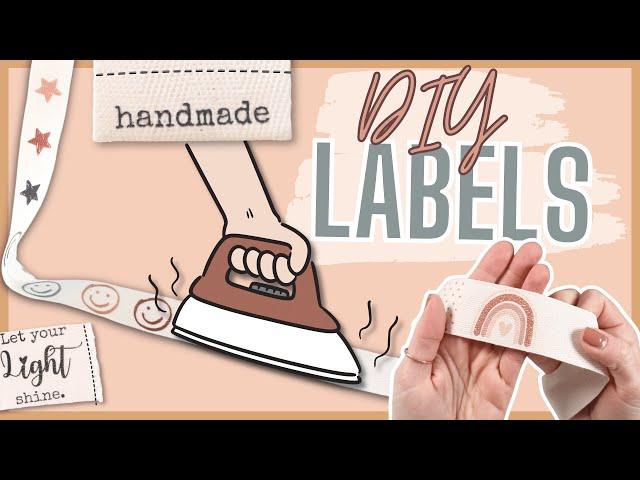 DIY labels EASILY make them yourself with PAPER