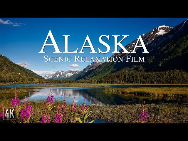 Alaska 4K Relaxation Film | Alaska Drone Scenery with Calming Music | Explore Alaska