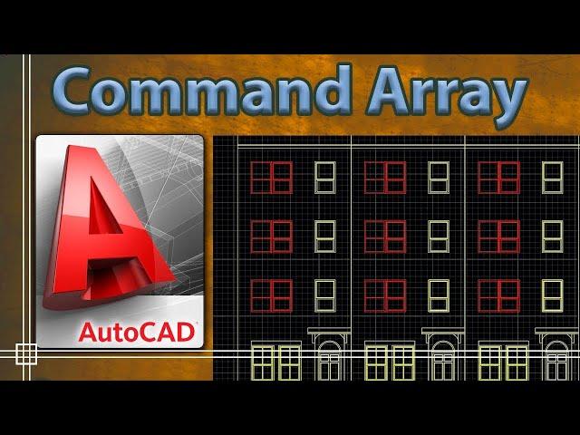 Autocad - How to use Array (Rectangular, Polar and Path)