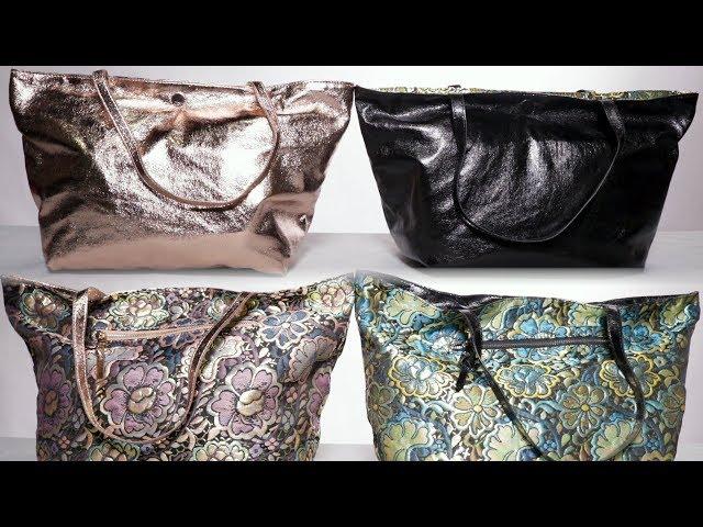 Reversible Tote Bag & Zip Clutch Pouch Purse By Steve Madden