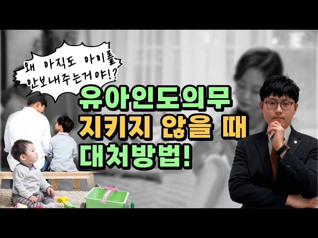 비양육자가 양육자한테 아이를 안 보낼 때는 유아인도청구! 강제로 데려오지 않고 현명하게 데려오는 방법, 유아인도의무이행명령, 감치처분까지