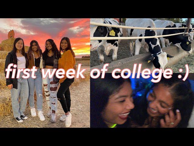 first week of college vlog! (freshman @ uc davis)