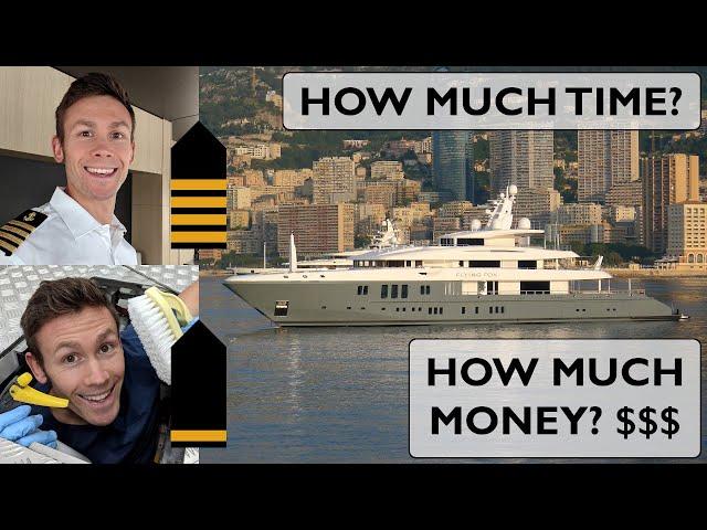 HOW TO BE A YACHT CAPTAIN! How Much Time and Money Will It Take to Go from Deckhand to Captain?