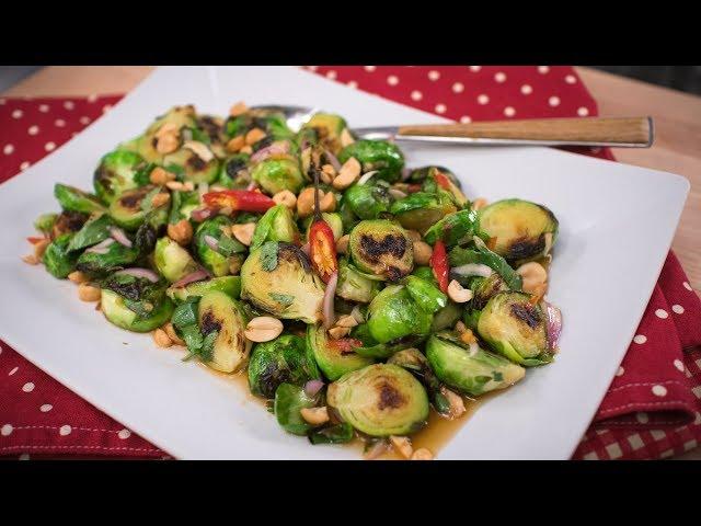 Brussel Sprouts Thai-Style for the Holidays!