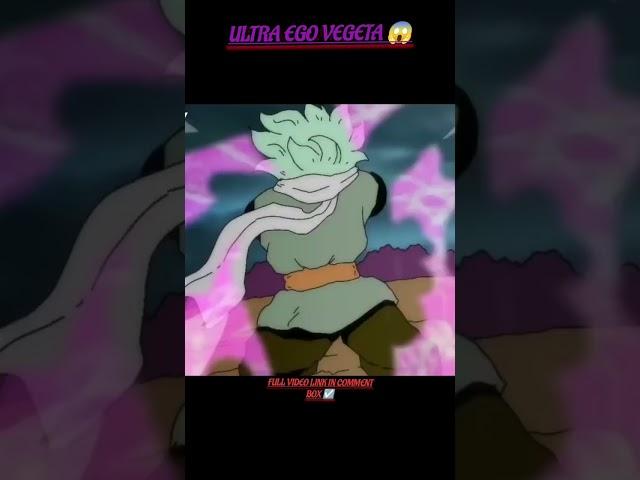 dragon ball vegeta most powerful form ultra ego   #shorts #dbs #dbz #goku #vegeta #muigoku