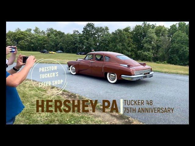 Four of Preston Tucker's Original 1948 Tucker '48s Driving Together at 75th Anniversary Celebration!