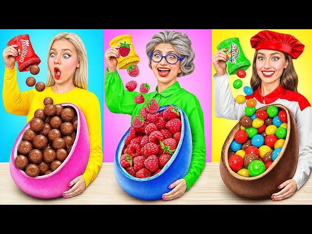 Me vs Grandma Cooking Challenge | Funny Food Challenges by Super Hyper DO