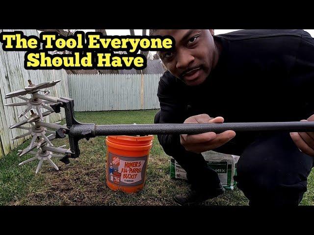 How To Quickly Repair Lawn Bare Spot Using This Lawn Tool